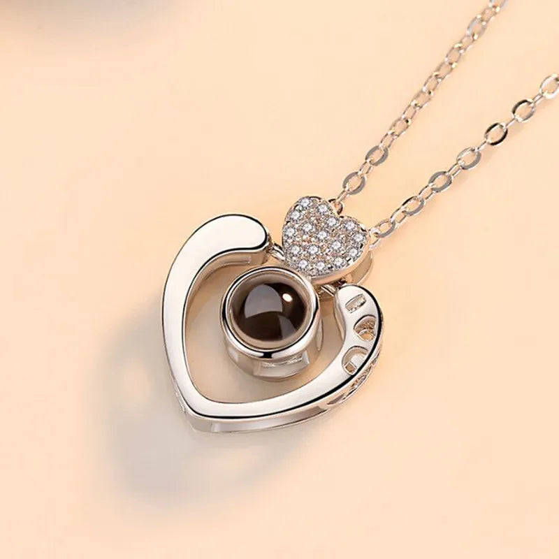 COOLKITS Heart Shaped Necklace with cute box