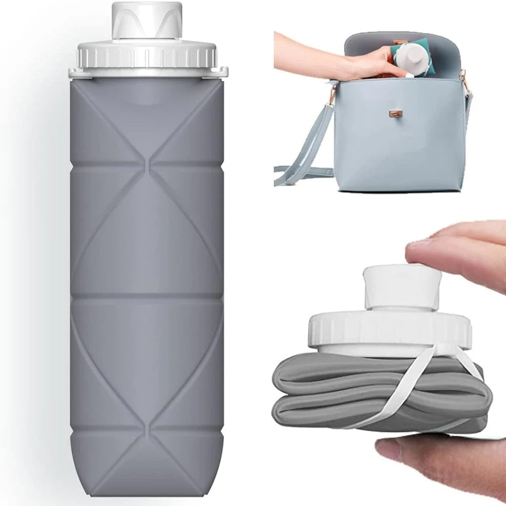 COOLKITS 600ML Collapsible Water Bottles